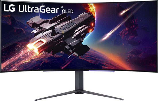LG UltraGear OLED 45GR95QE-B - WQHD Curved UltraWide Gaming Monitor - 240hz - 0.03ms - 45inch
