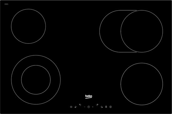 Beko HIC84401 - Keramische kookplaat 80 cm