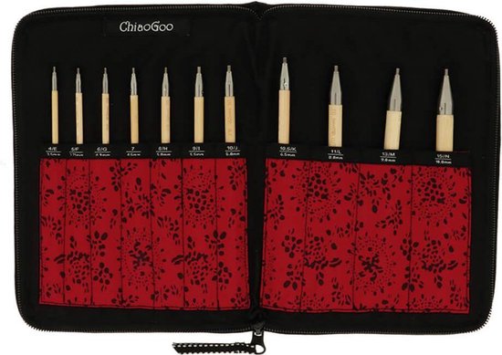 ChiaoGoo T-SPIN Tunische haaknaaldenset 14,5cm.