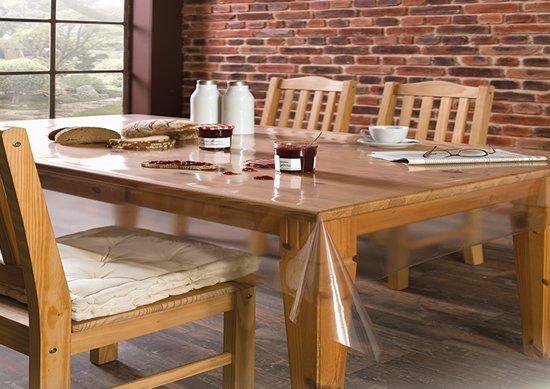 Authentique Transparant Tafelkleed - Tafellaken - Tafelzeil - Dikte 0,30 mm - Grote Rol - Ideaal Voor Verenigingen - 140 cm x 40 Meter