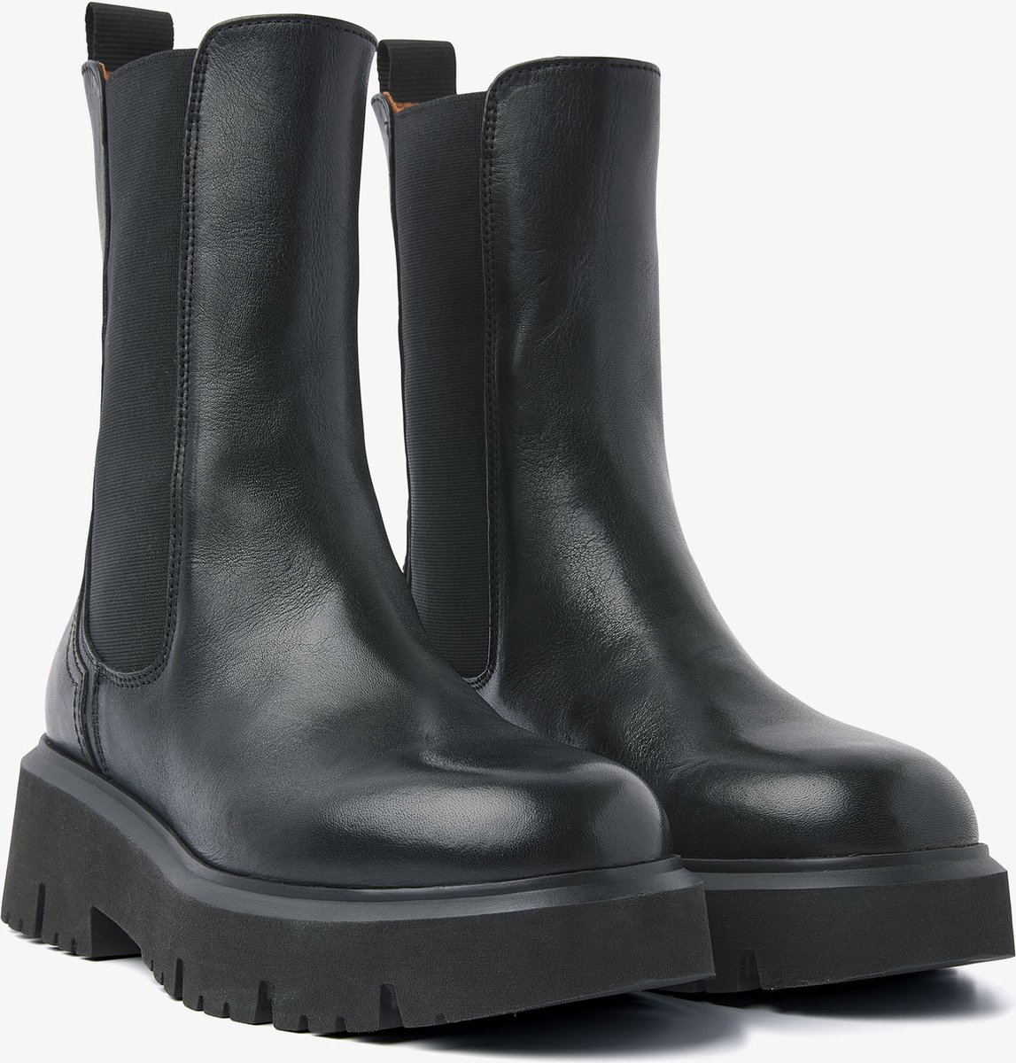 VIA VAI Ziva Rush Chelsea boots dames - Enkellaarsjes dames - Zwart - Maat 36