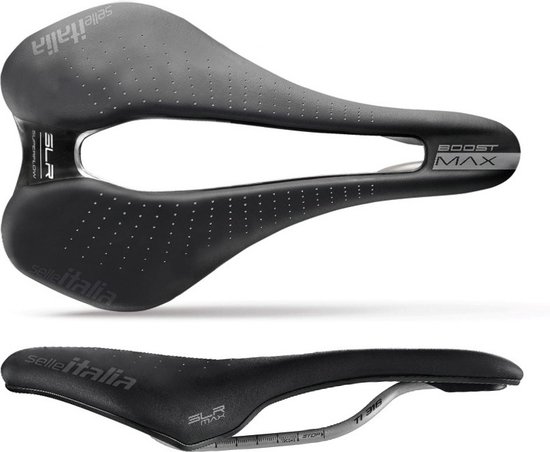Selle Italia Max SLR Boost Gel TI Superflow Saddle, black Breedte L3 | 155mm