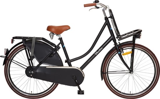 Wheelerz transportfiets 26 inch matzwart | unisex