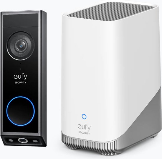 Eufy Video Doorbell E340 + HomeBase 3 S380 - Bundelvoordeel