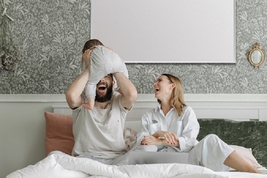 Sunet Infrarood Verwarmingspaneel 1200W - Infrarood paneel - App and wifi-afstandbediening - 5 jaar Garantie - TUV Certificatie - Wit