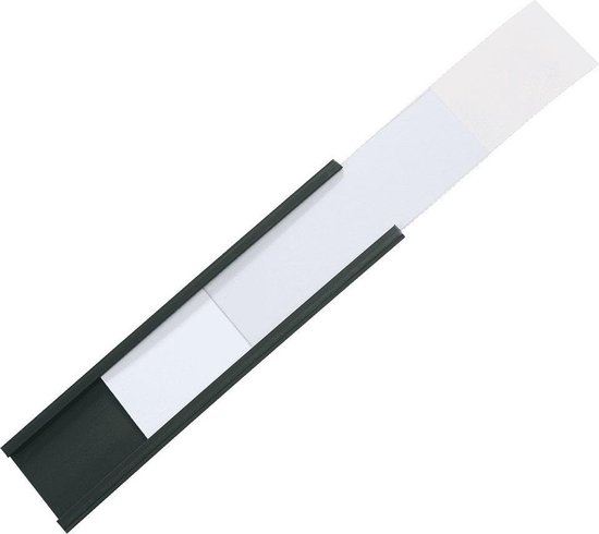 Magnetisch C-profiel Set, papierstroken, doorzichtige folie, 100/VE 100 x 25 mm