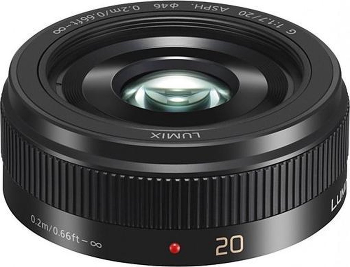 Panasonic Leica Lumix G 20mm f/1.7 II ASPH - Zwart | Groothoeklenzen lenzen | Fotografie - Objectieven | H-H020AE-K