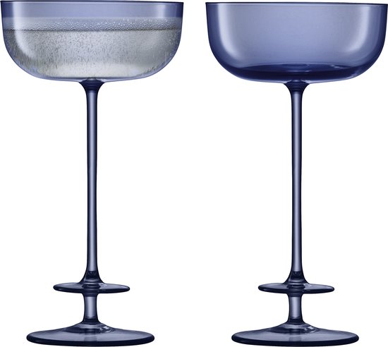 L.S.A. Champagne Theatre Champagne Glazen - 210 ml - Set van 2 Stuks
