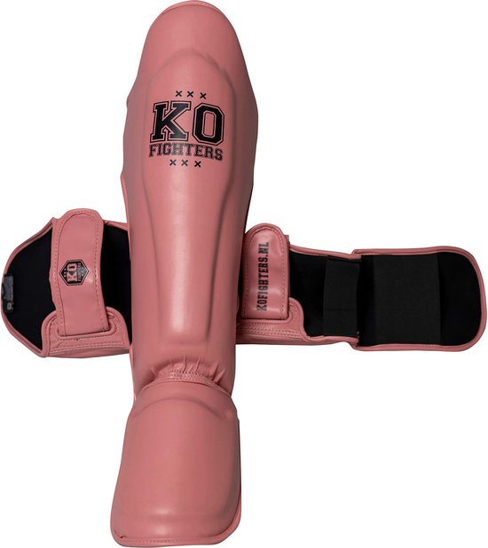 KO Fighters - Scheenbeschermers - Kickboksen - Vechtsport - Roze - XL