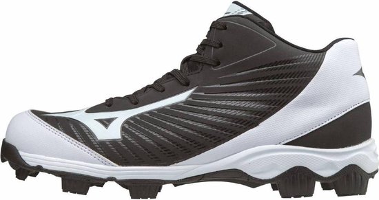 Mizuno Franchise 9 Mid - Sportschoenen - Korfbal - Gras - zwart/wit