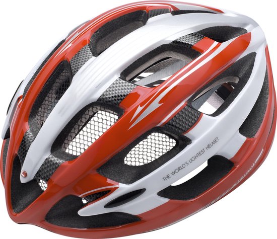 Ultralight pro 104 Road - 170g helm Red White L - 56-62cm