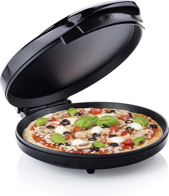 Pizzarette - Met Regelbare Thermostaat - Pizzaoven - Pizzamaker - Diameter 30cm - 1450 Watt