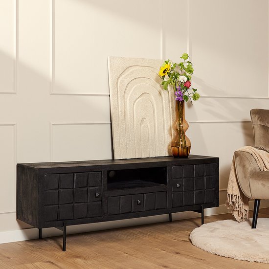 Starfurn Tv meubel Brandy Black | 150 cm