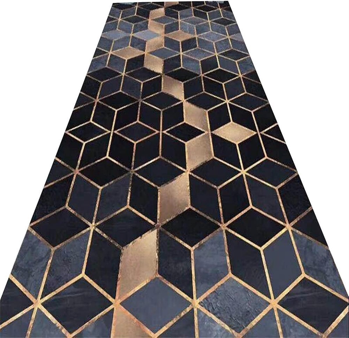 Tapijtloper voor in de gang, machinewasbaar, antislip tapijt voor de woonkamer, zacht, warm, dik, lang, voor keuken, slaapkamer, entree, kantoor, commerciële woning, thuis, winkel