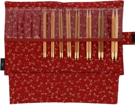 Seeknit Koshitsu verwis. rondbreinaaldenset ML rood.