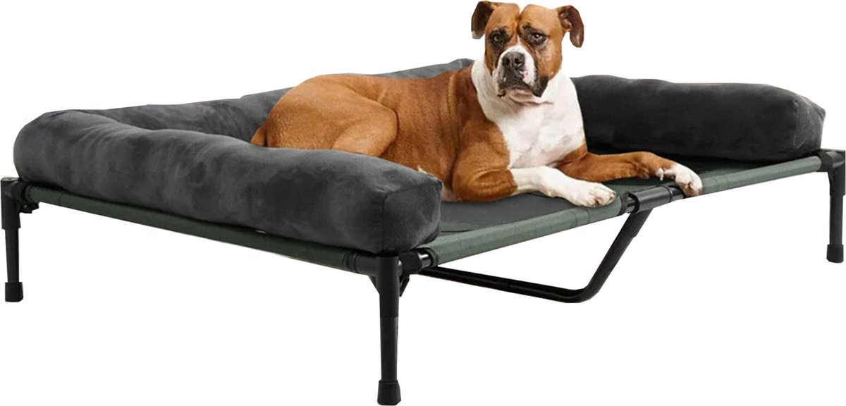 Luxe hondenmand op poten - Hondensofa XXL - 110x80cm - Dierenmand - Zetel bank - Hondenbed orthopedisch - Lounger ligbed