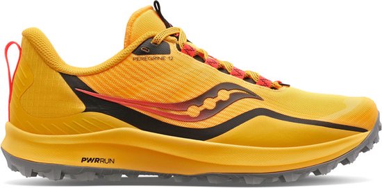 Saucony Peregrine 12 Heren - Sportschoenen - Hardlopen - Trail - geel/zwart