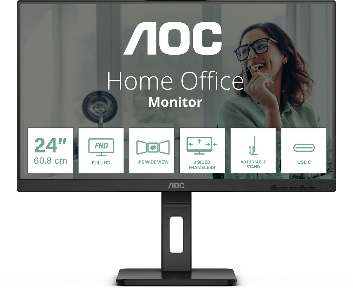 AOC 24P3CV | Monitoren voor thuis&kantoor | Computer&IT - Monitoren | 4038986140751