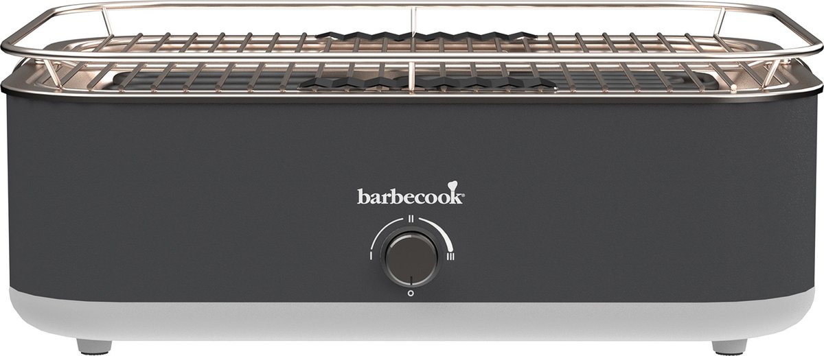 Barbecook Elektrische Tafelgrill E-Carlo Grijs | Elektrische Barbecues | Outdoor&Vrije tijd - Barbecues | 5404035708057