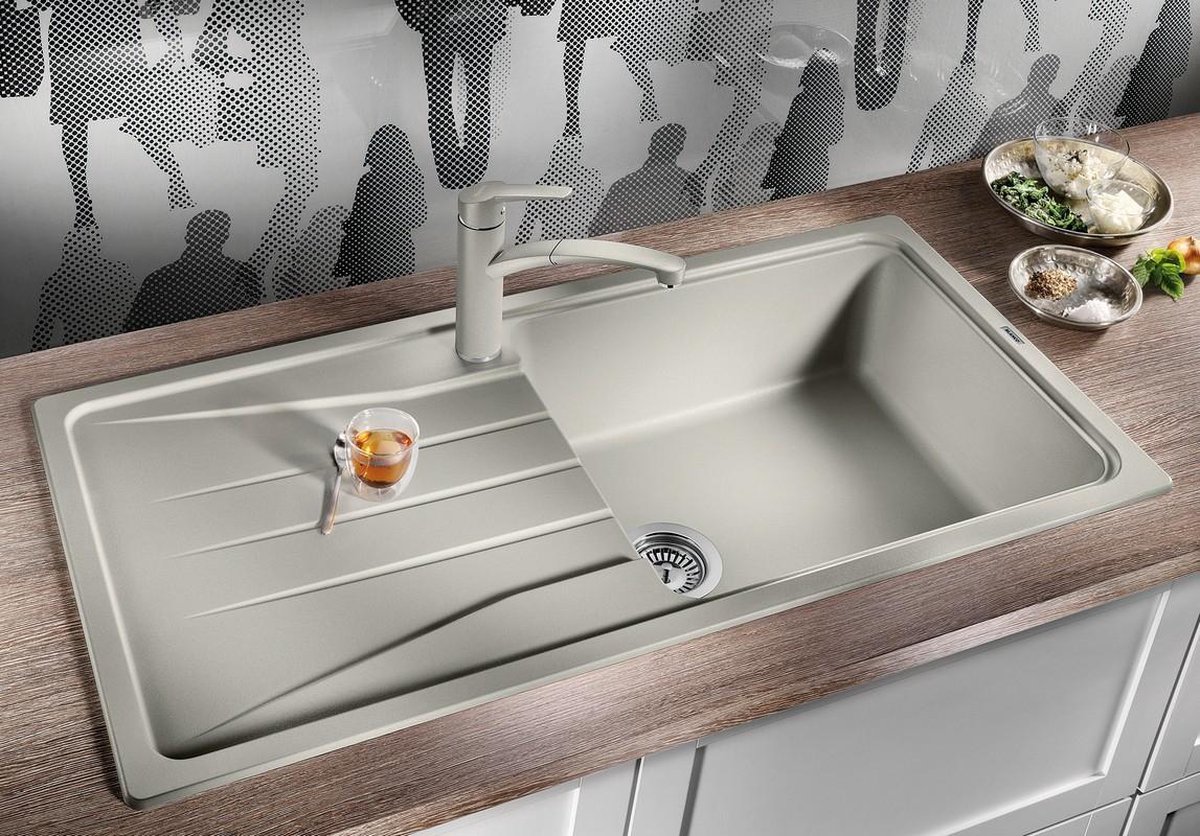 Blanco Spoelbak Sona XL 6S SGR antraciet | Spoelbakken&Kranen | Keuken&Koken - Inbouwapparatuur | 4020684609487