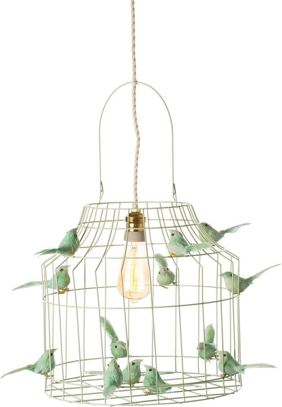 mint hanglamp babykamer met vogeltjes nét echt!