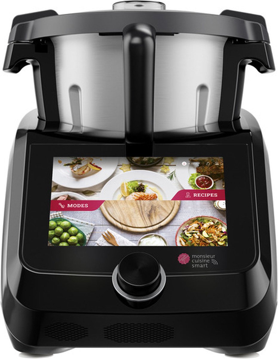 SILVERCREST® Monsieur Cuisine Smart BLACK EDITION - Vermogen: 1.200 W - Inhoud: 4,5 L - Snelheden: 10