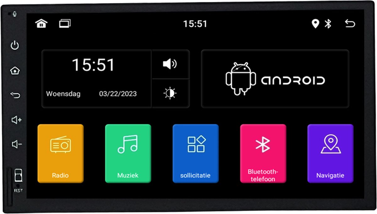 Universele 2-din autoradio | 32GB | Android 11 | 7 INCH