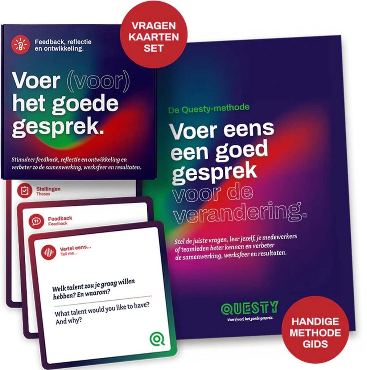 QUESTY cards methode - Feedback, reflectie en ontwikkeling -