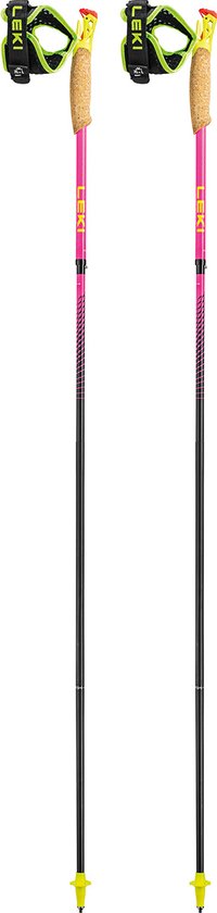 Leki Ultratrail FX.One Superlite - Neonpink-neonyellow-natural - Maat 115cm