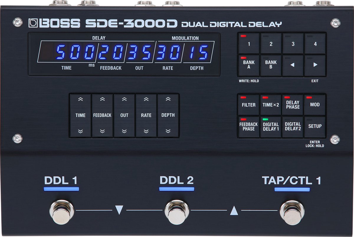 Boss SDE-3000D Dual Digital Delay - Effect-unit voor gitaren
