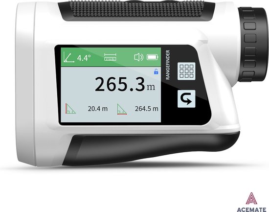 Golf Rangefinder - 600M - Vlagdetectie - LCD Scherm - Hellingdetectie - Acemate