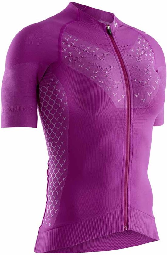 X-bionic Twyce 4.0 Korte Mouwen Fietsshirt Paars M Vrouw