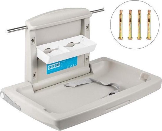 Bolture Verzorgingstafel Baby - Luiertafel Commode - Verschoontafel Opklapbaar - Aankleedtafel