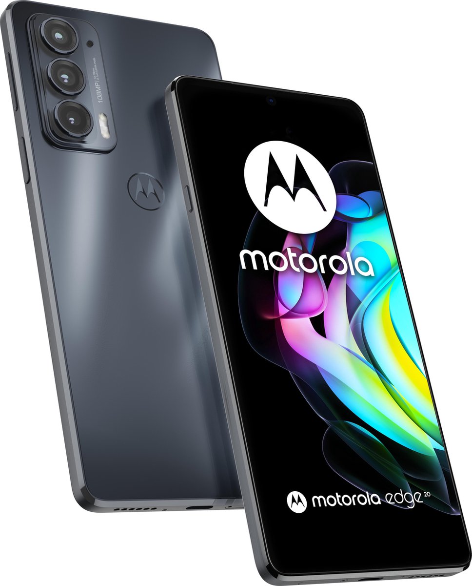 Motorola Edge 20 17 cm (6.7') Dual SIM Android 11 5G USB Type-C 6 GB 128 GB 4000 mAh Grijs