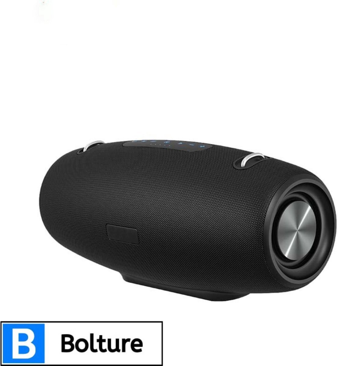 Bolture Muziekbox Draadloos - Bluetooth Speaker - Luidspreker Draagbaar - Waterproof - 60W - Zwart