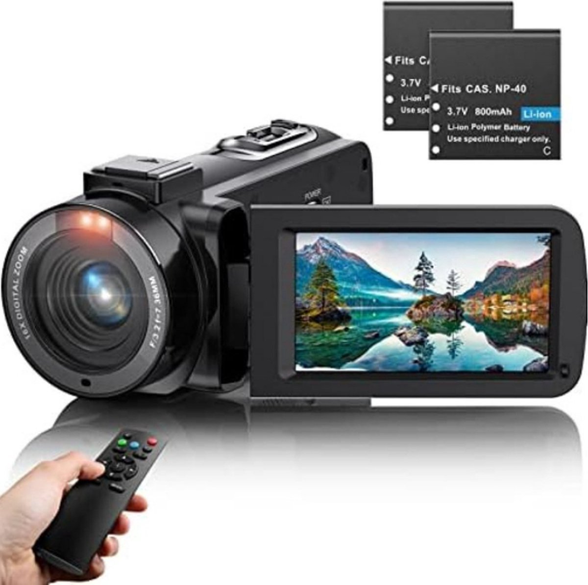 Vlog Camera Voor Beginners - Vlog Camera Met Schermpje - Vlog Camera Met Kantelbaar scherm - Vlog Statief