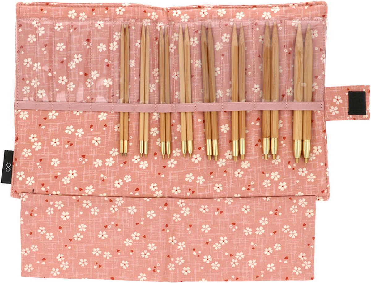 Seeknit Koshitsu verwis. rondbreinaaldenset ML roze.