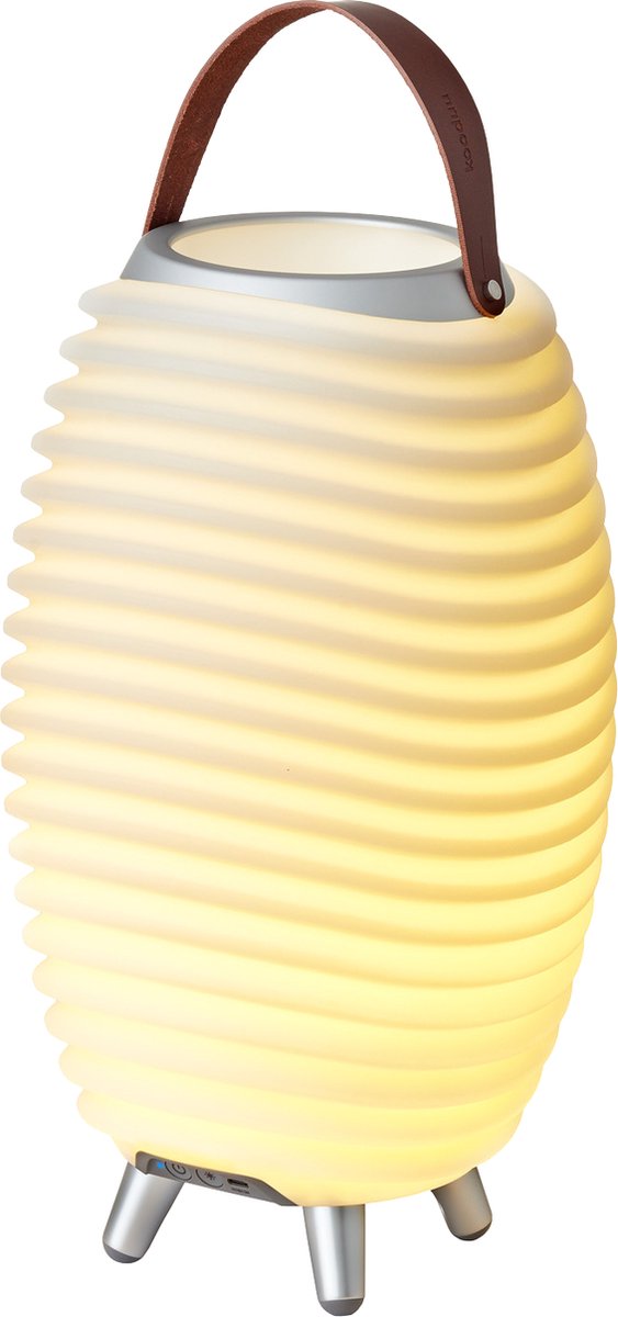 Kooduu Synergy 35 Wijnkoeler met Bluetooth Speaker en Led Lamp - 41 cm - Dimbaar - Oplaadbaar - Tafellamp