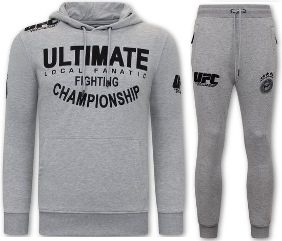 Exclusieve Heren Trainingspak - Ultimate Fighting Championship - Grijs