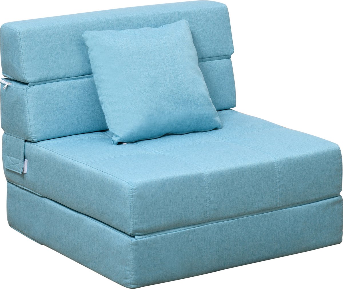 HOMCOM Fauteuil Slaapbank Slaapbank Enkele bank met wasbaar kussen 839-027