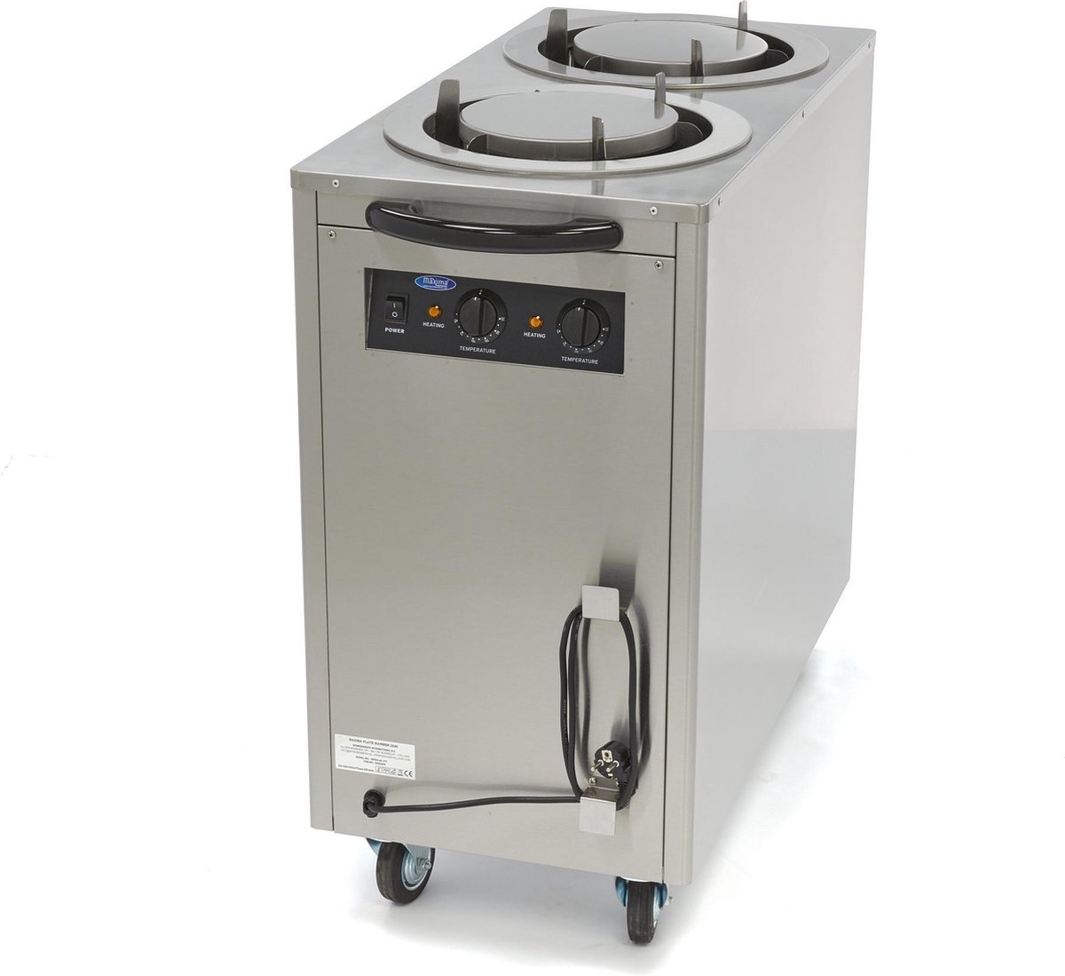 Bordenwarmer - 80 Borden - tot Ø 30 cm - op Wielen