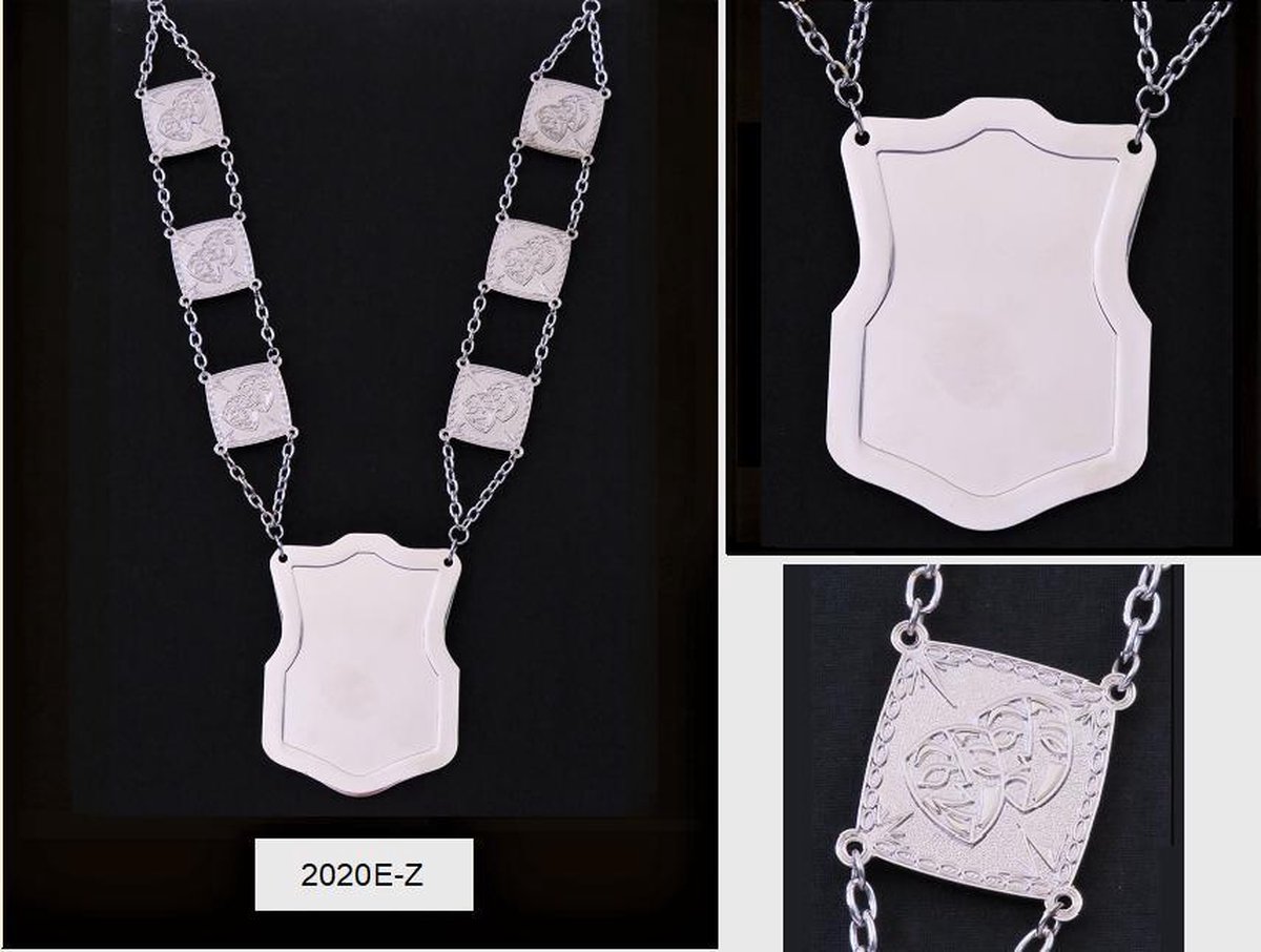 2019E-Z, Prinsenketting, model Modern in zilver