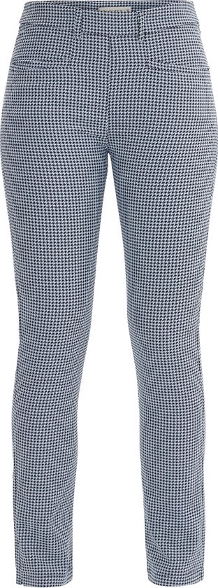Röhnisch Smooth Pants - Blue Houndstooth - Maat 36