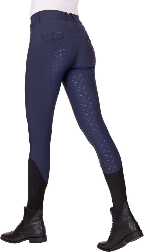 Presteq Rijbroek Performnow Full Grip Donkerblauw - 34