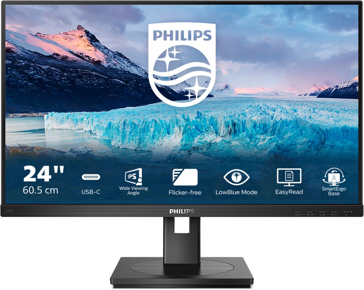 Philips S-Line 243S1 | Monitoren voor thuis&kantoor | Computer&IT - Monitoren | 8712581784744