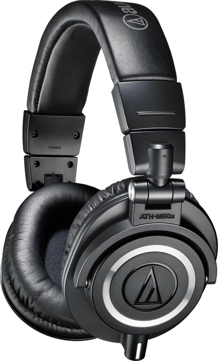 Audio-Technica ATH-M50x - Zwart | Over-ear koptelefoons | Beeld&Geluid - Koptelefoons | 4961310125431