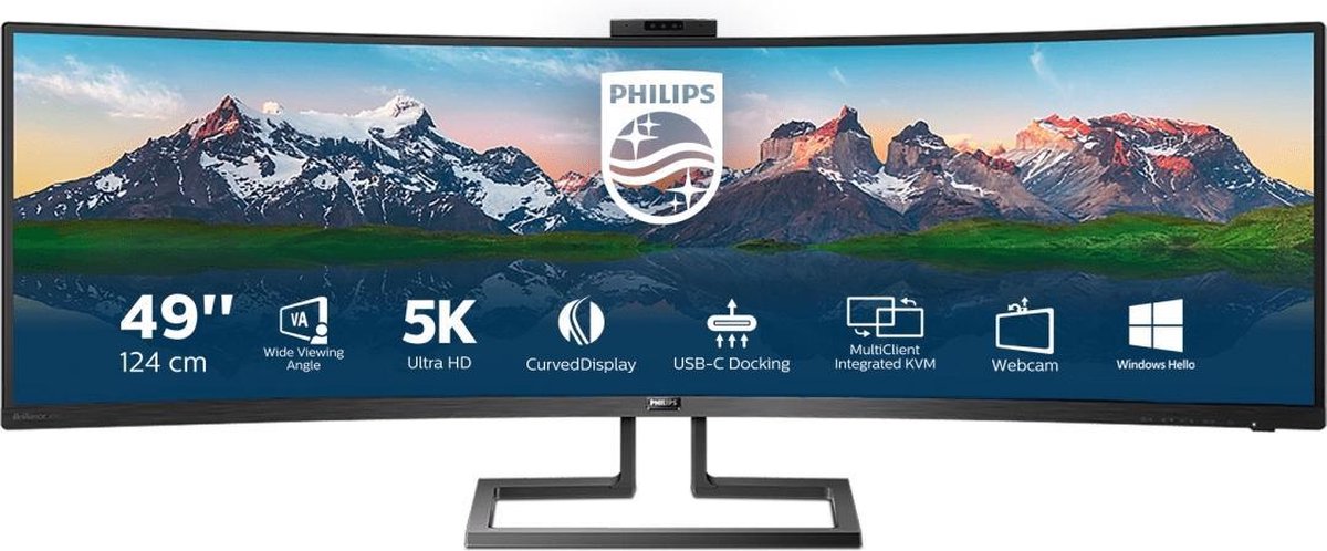 Philips 499P9H | Monitoren voor thuis&kantoor | Computer&IT - Monitoren | 8712581753726