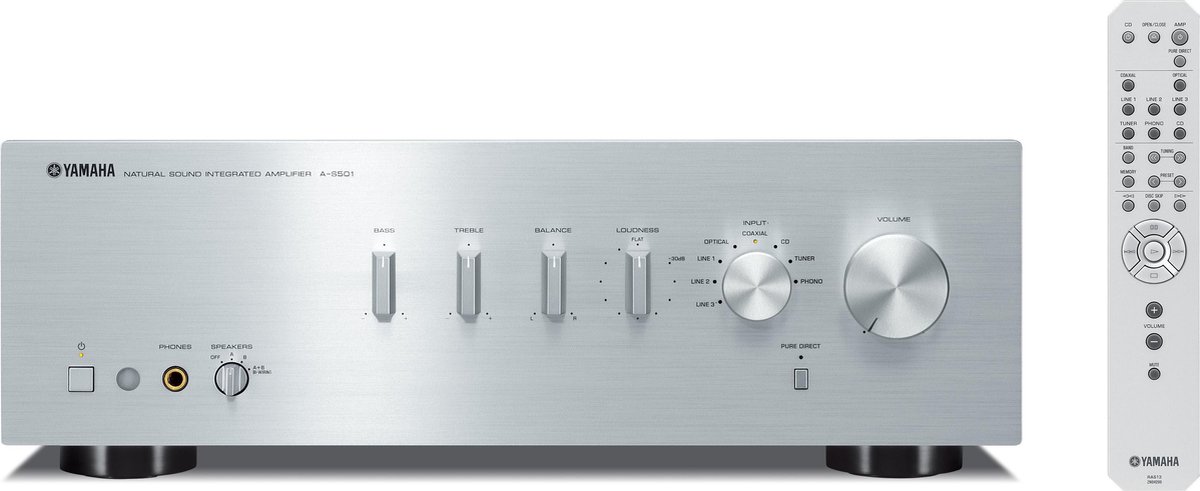 Yamaha Amplifier A-S501 Zilver | Hifi componenten | Beeld&Geluid - Audio | 4957812573757