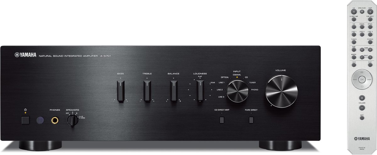 Yamaha Amplifier A-S701 Zwart | Hifi componenten | Beeld&Geluid - Audio | 4957812573849