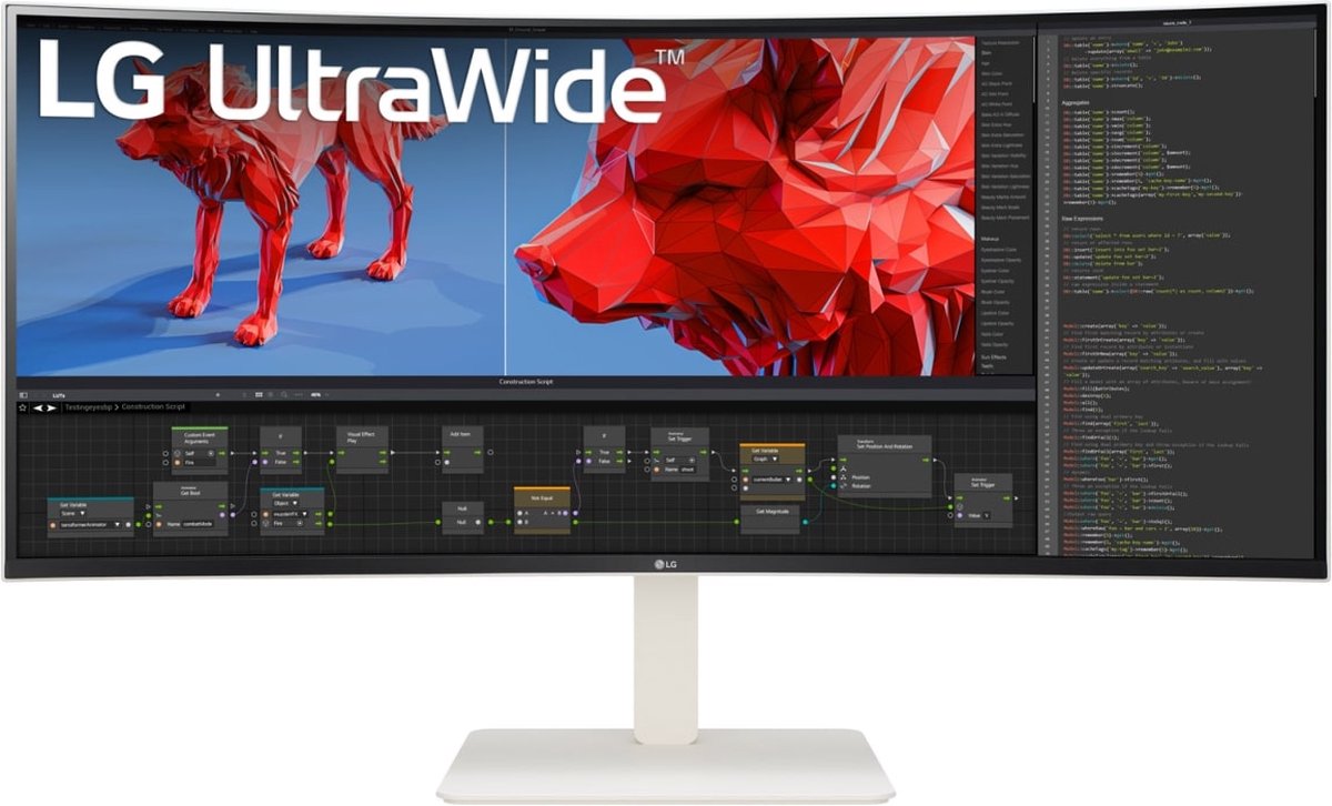 LG UltraWide 38WR85QC-W | Curved monitoren | Computer&IT - Monitoren | 8806084903235